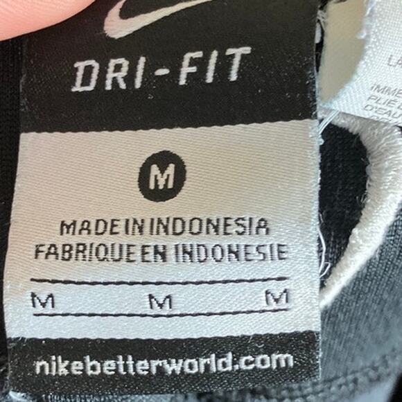 Nike Mens Pants Black Pull On Dri Fit Zip Up Ankle Zip Performance Stretch M - Picture 4 of 11